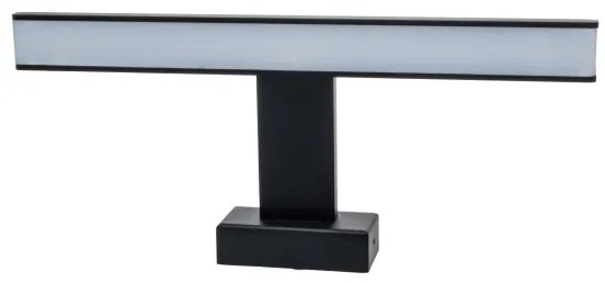 LED fürdőszobai fali lámpa SHINE LED/7W/230V 30 cm IP44 fekete