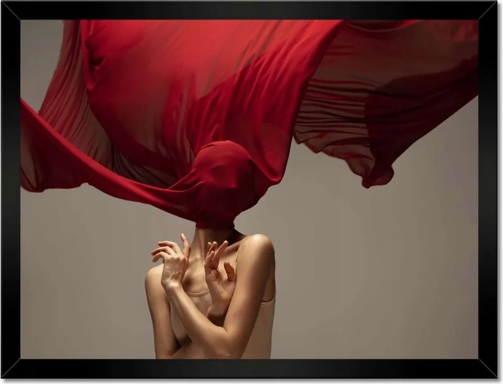 Poszterek keretben 40x30 Piros