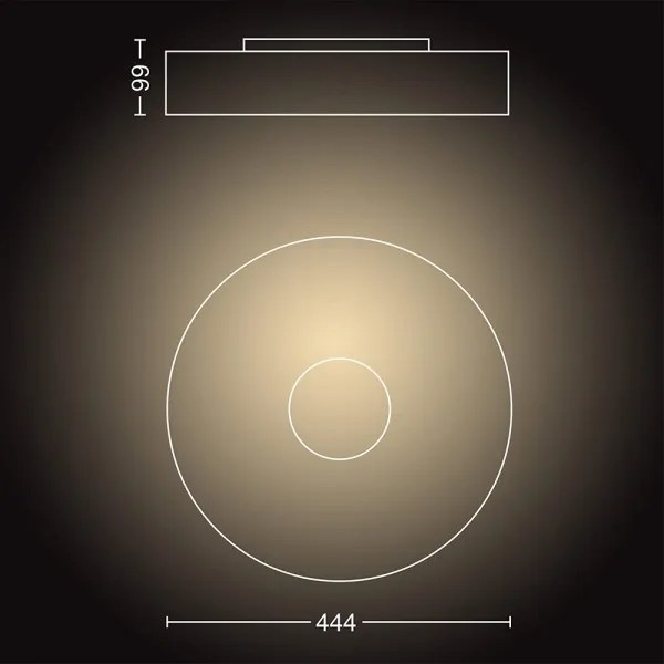 Philips 40340/31/P6 - Hue FAIR LED 33,5W/230V dimm. lámpa + távirányító