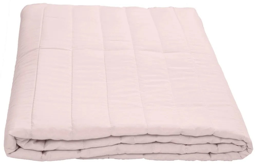 SUMMER nyári steppelt paplan 140x200 cm párnahuzattal 70x90 cm, púderrózsaszín