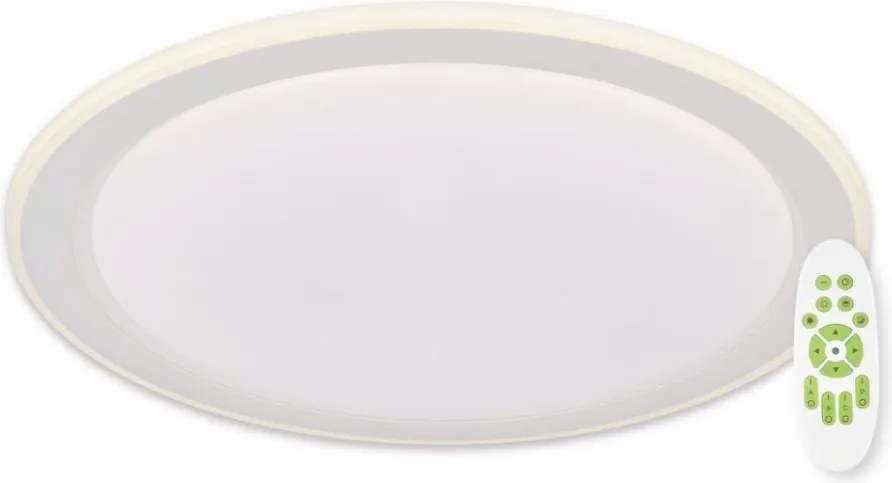 Top Light - LED Dimmelhető mennyezeti lámpa NORMAN LED/60W/230V fehér + + távirányító