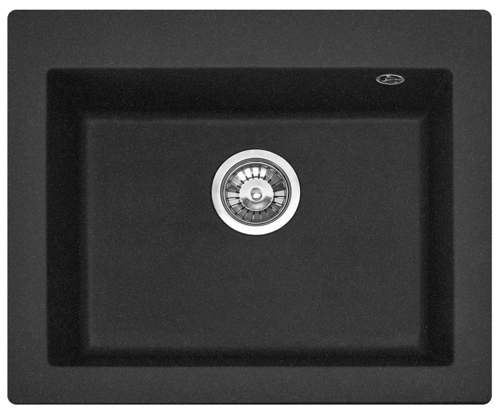 WEST XL gránit mosogató black METALLIC