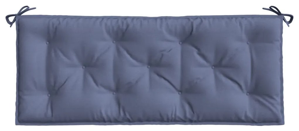 2 db tengerészkék oxford szövet kerti padpárna 120 x 50 x 7 cm