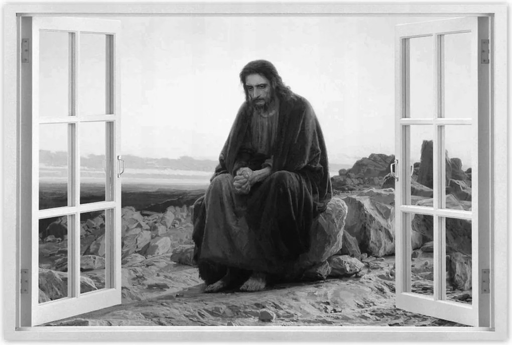 Poszterek 90x60 Jézus imája a kertben