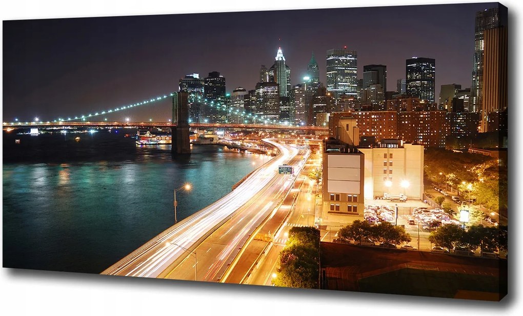 Vászonkép New York éjszaka 100x70 cm