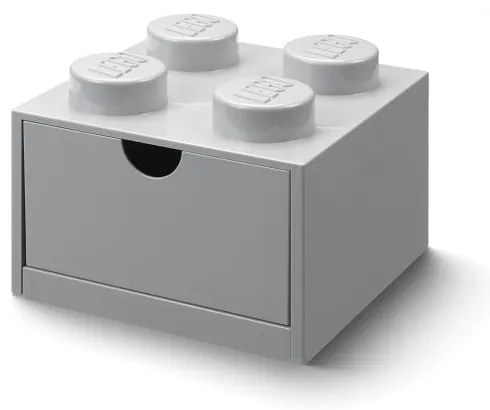 Brick szürke fiókos doboz, 15,8 x 11,3 cm - LEGO®