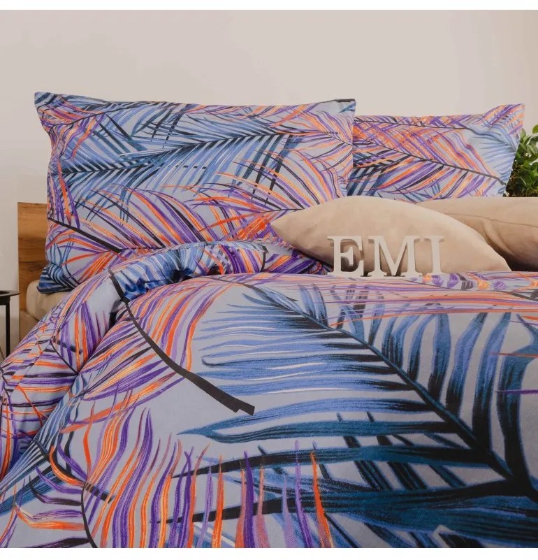 EMI Indigo pamut ágyneműhuzat 140x200 + 70x90 cm