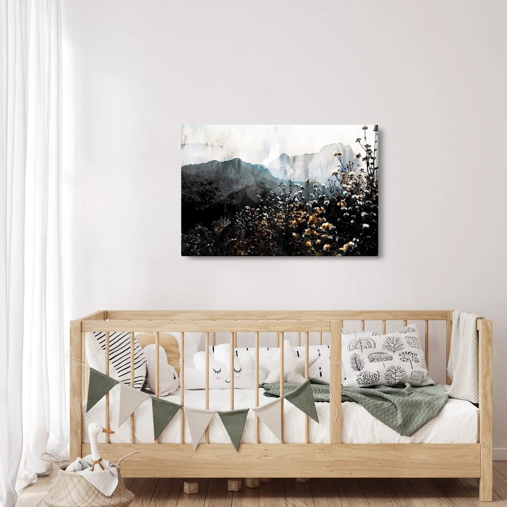 Kép - Vadvirágok illusztrációja (90x60 cm)
