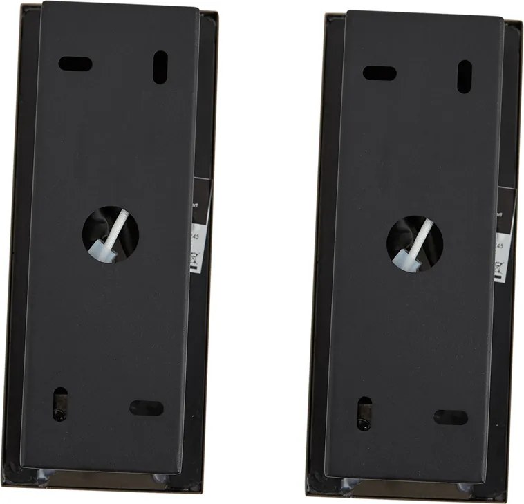 2 darabos modern fekete fali lámpa LED-del - Plaza