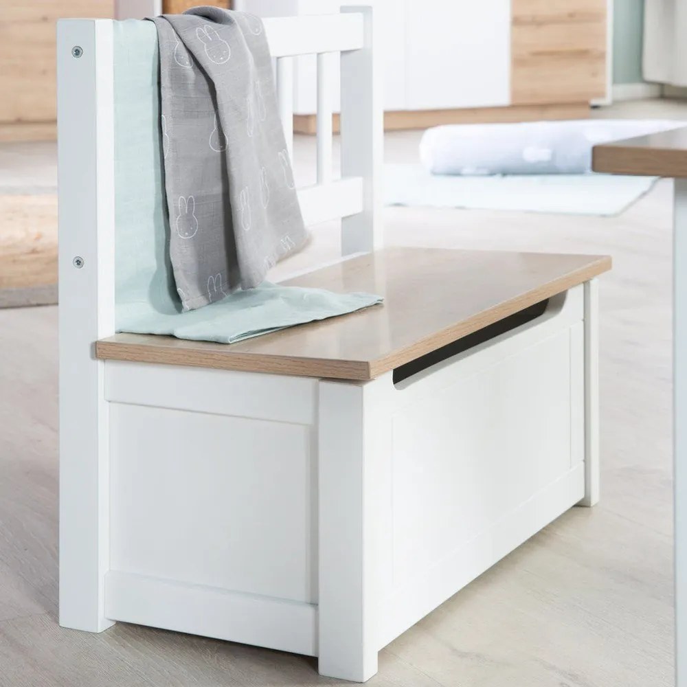 Fehér gyerek pad Woody – Roba