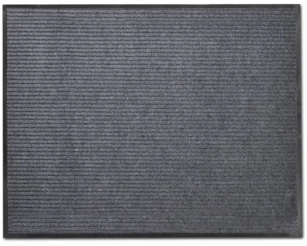 2 db szürke PVC lábtörlő 90 x 60 cm