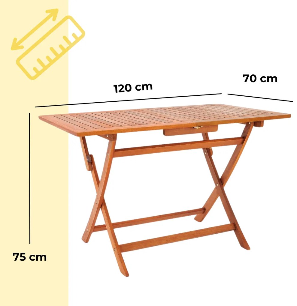SYDNEY ülőgarnitúra, 5 darabos, természetes fa Casaria