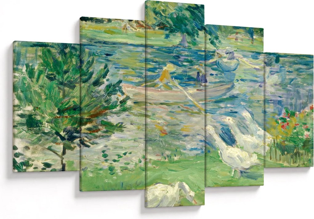 Kép - Berthe Morisot, Girl in a Boat with Geese, reprodukciók (150x105 cm)