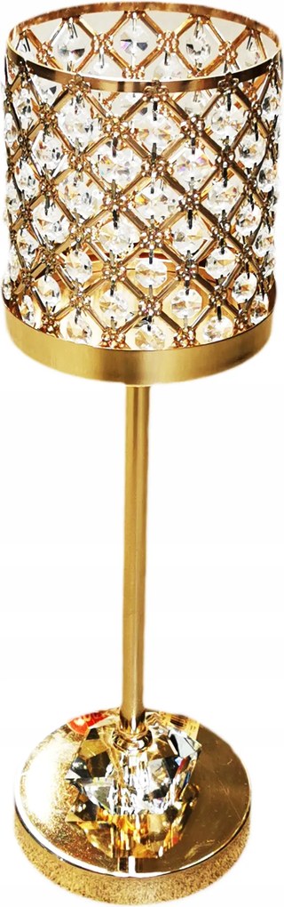 Króm Gyertyatartó Nagy Glamour Dekoratív 63CM