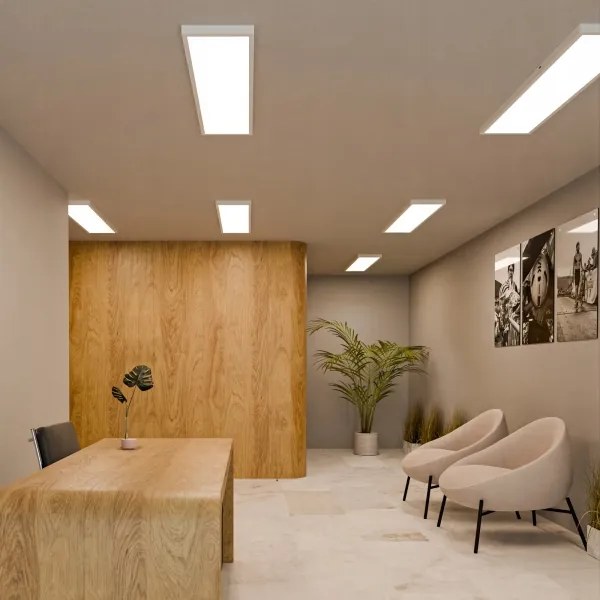 LED felületre szerelhető panel LED/60W/230V 30x120 cm fehér