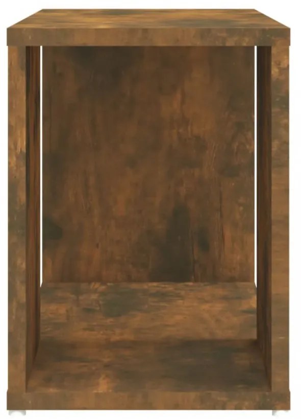 füstös tölgy színű szerelt fa TV-szekrény 60 x 24 x 32 cm