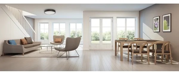 Kanlux 23122 - Mennyezeti lámpa JASMIN 3xE27/20W/230V ø 47,5 cm wenge