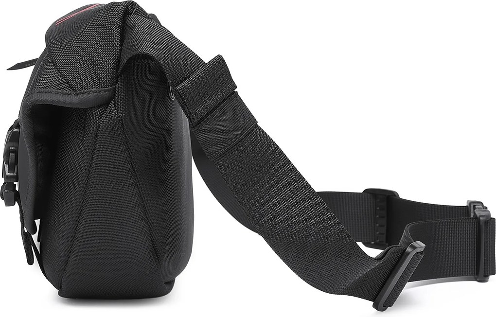 Nagy övtáska állítható szíjjal fekete: Bum Bag