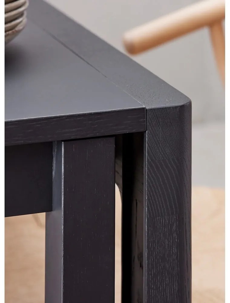 Bővíthető étkezőasztal fekete asztallappal 96x220 cm Join by Hammel – Hammel Furniture