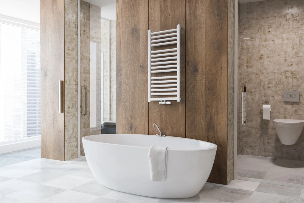 Regnis Elba, Fűtőelem 540x1580mm központi csatlakozással 50mm, 749W, fehér, ELBA160/50/D5/FEHÉR