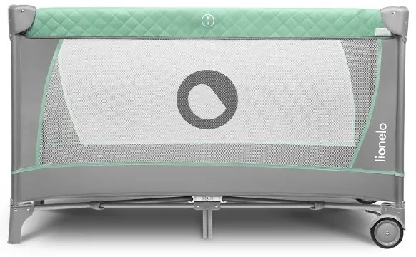 Lionelo - Utazóágy FLOWER türkiz