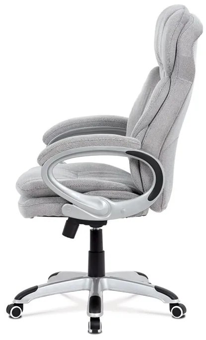 Irodai Főnöki Szék, Hinta Mechanikával, Ezüst Szövet. KA-G198 SIL2
