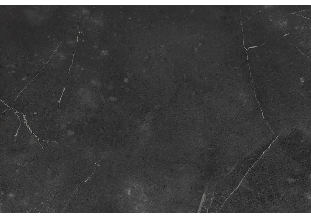 Fekete dohányzóasztal üveg asztallappal 80x80 cm Strington – Actona