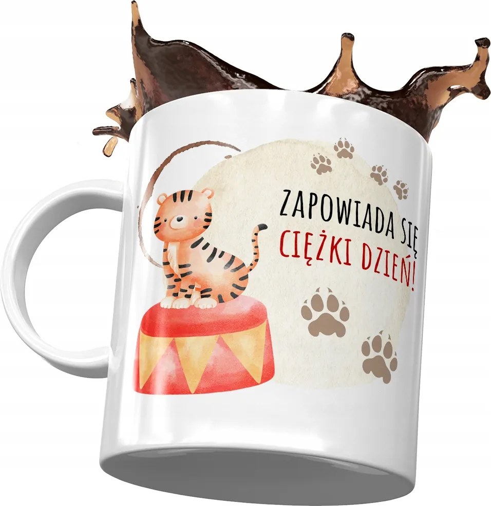 Tigris mintás bögre Cuki Ajándék fényképes nyomtatással