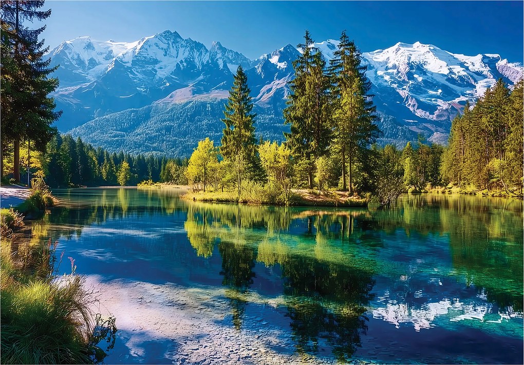 Fotótapéta Hegyek Tájkép Természet Tó Falra Hálószoba Nappali 400x280