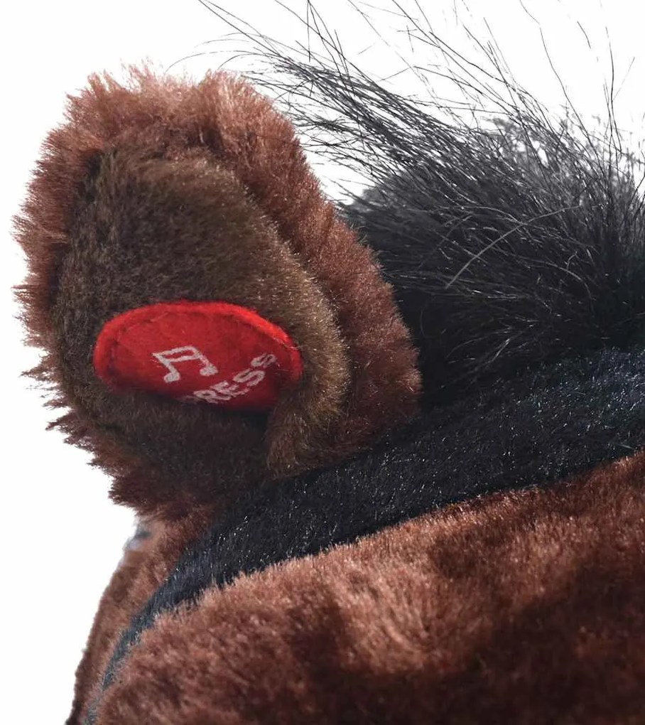 sötétbarna álló ló plüssjáték XXL