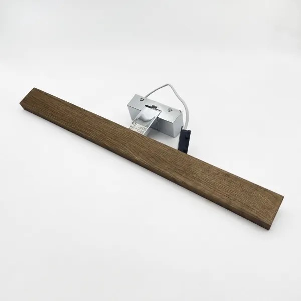 Brilagi -LED Fürdőszobai LED tükörvilágítás 3 az 1-ben WOODY MIRROR LED/12W/230V IP44 króm/tölgy-dió