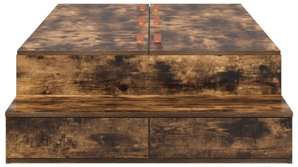 Tároló Ágykeret Füstölt Tölgy 90x200 cm