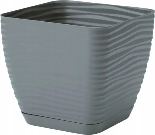 Virágtartó állvány Műanyag Acél Kék 12,7 x 12,7 x 11,8 cm