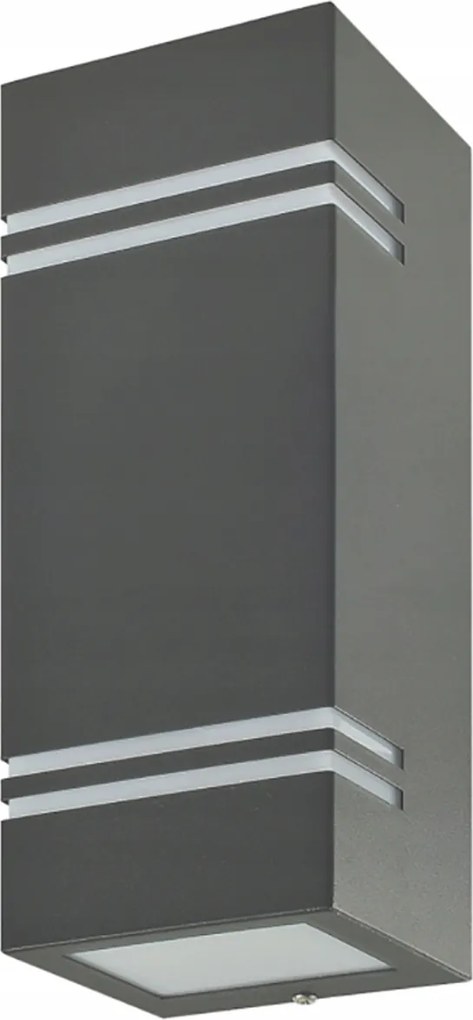 Fali lámpa Kültéri Kerti Lámpa Felső Alsó IP44 Fekete Kobi