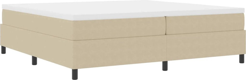vidaXL Platform ágykeret Szürke zöld 200 x 200 cm szövet