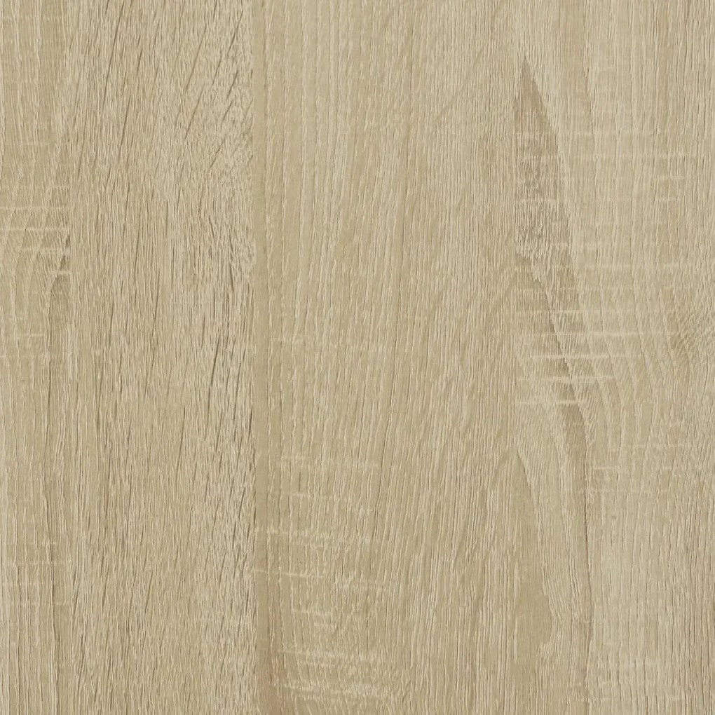 sonoma tölgy színű szerelt fa könyvespolc 100 x 33 x 155,5 cm