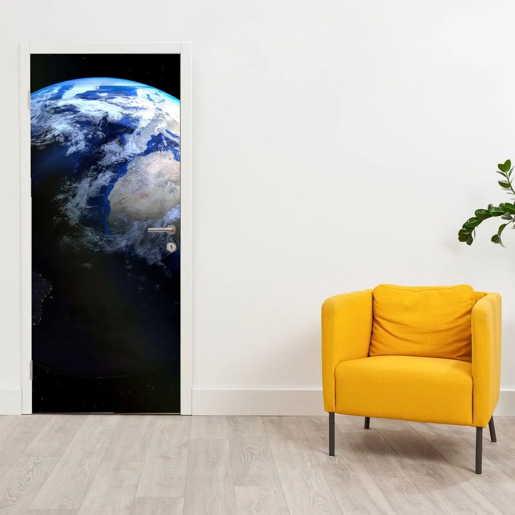 Fotótapéta ajtóra - Föld bolygó (95x205cm)