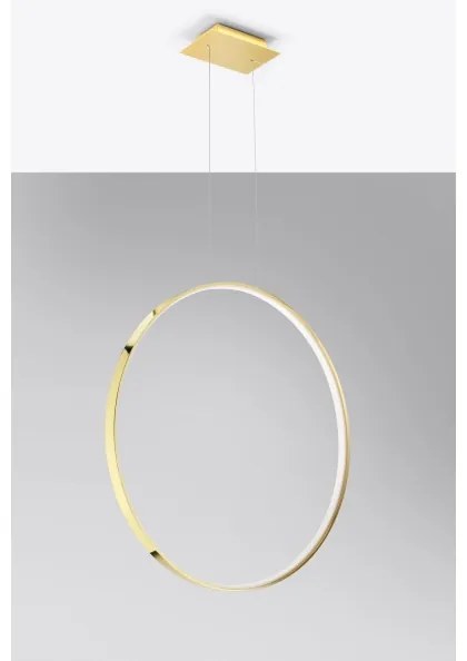 Thoro TH.248 - LED Csillár zsinóron RIO LED/50W/230V CRI90 3000K átm. 78 cm arany