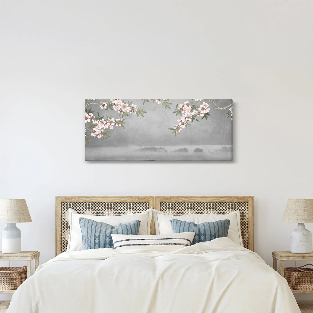 Kép - Hold a táj felett (120x50 cm)