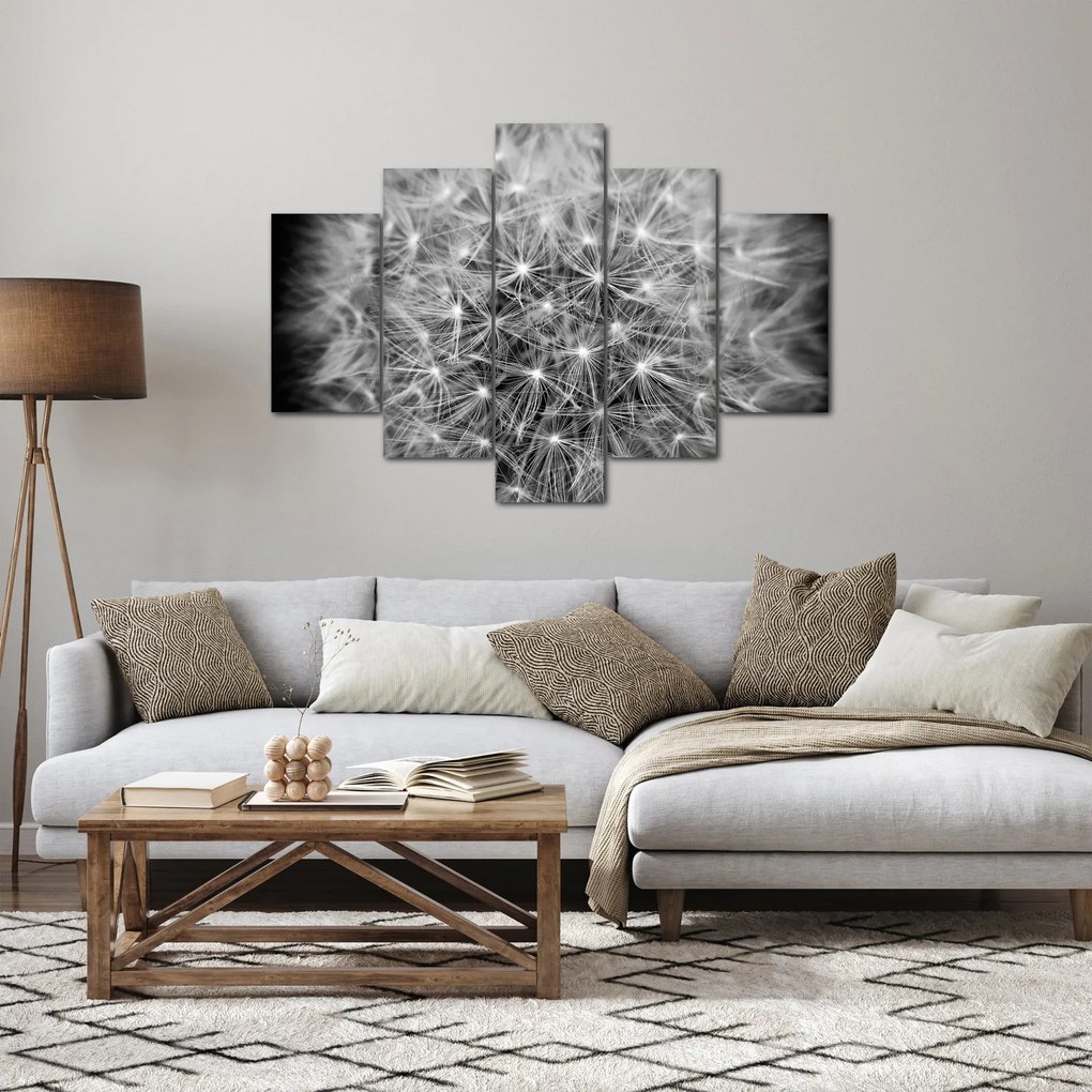 Szürke pitypang képe (150x105 cm)