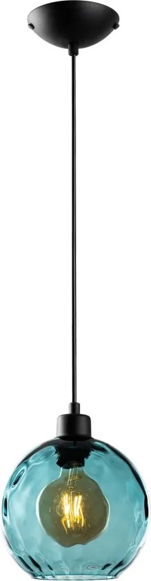 Benek 20-14302 kék fém függőlámpa, Ø20 cm