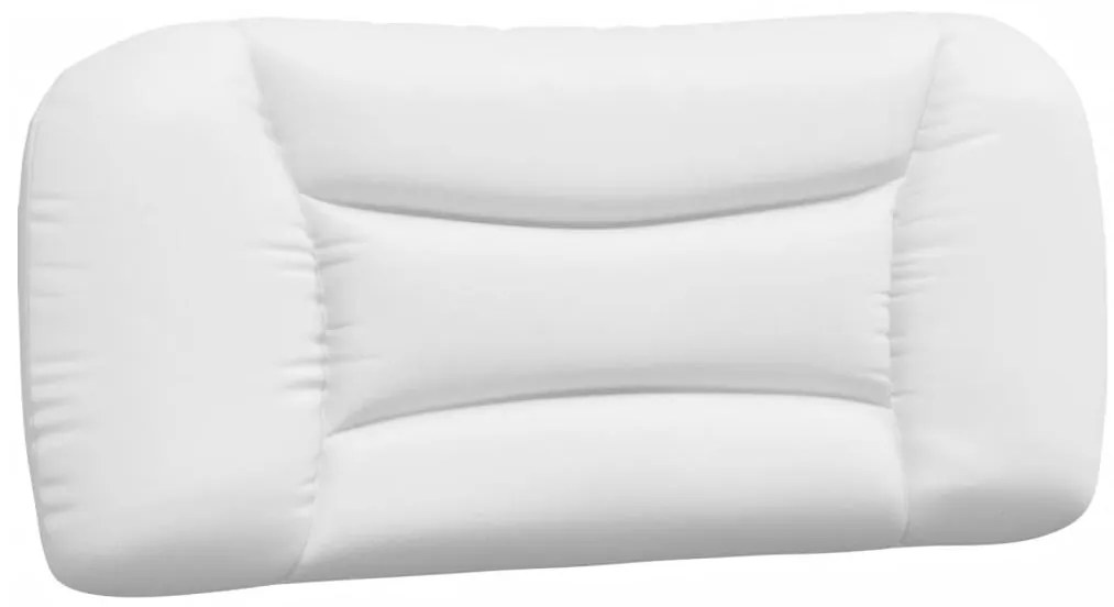 fehér műbőr fejtámla párna 90 cm