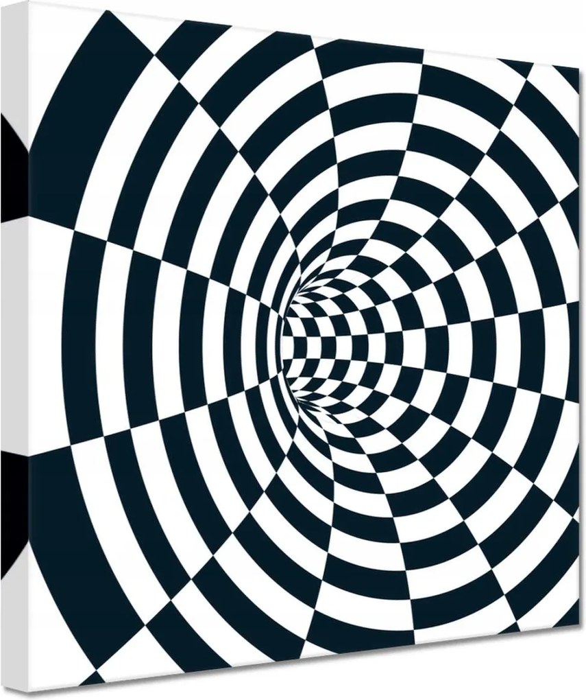 Vászonkép 60x60 Absztrakt fekete-fehér