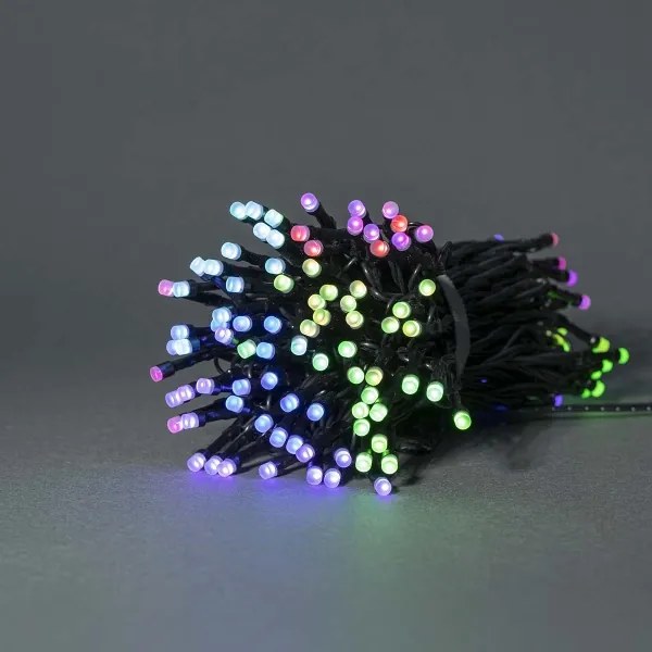 Nedis WIFILX01C84 - LED RGB Kültéri fényfüzér 84xLED/8 funkcióval 13m IP65 Wi-Fi Tuya