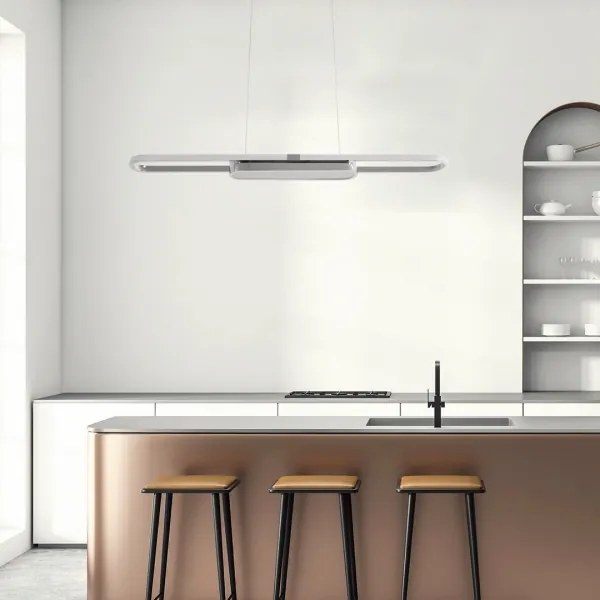 Rabalux 72031 - LED Csillár zsinóron CONTESSA LED/48W/230V 4000K króm