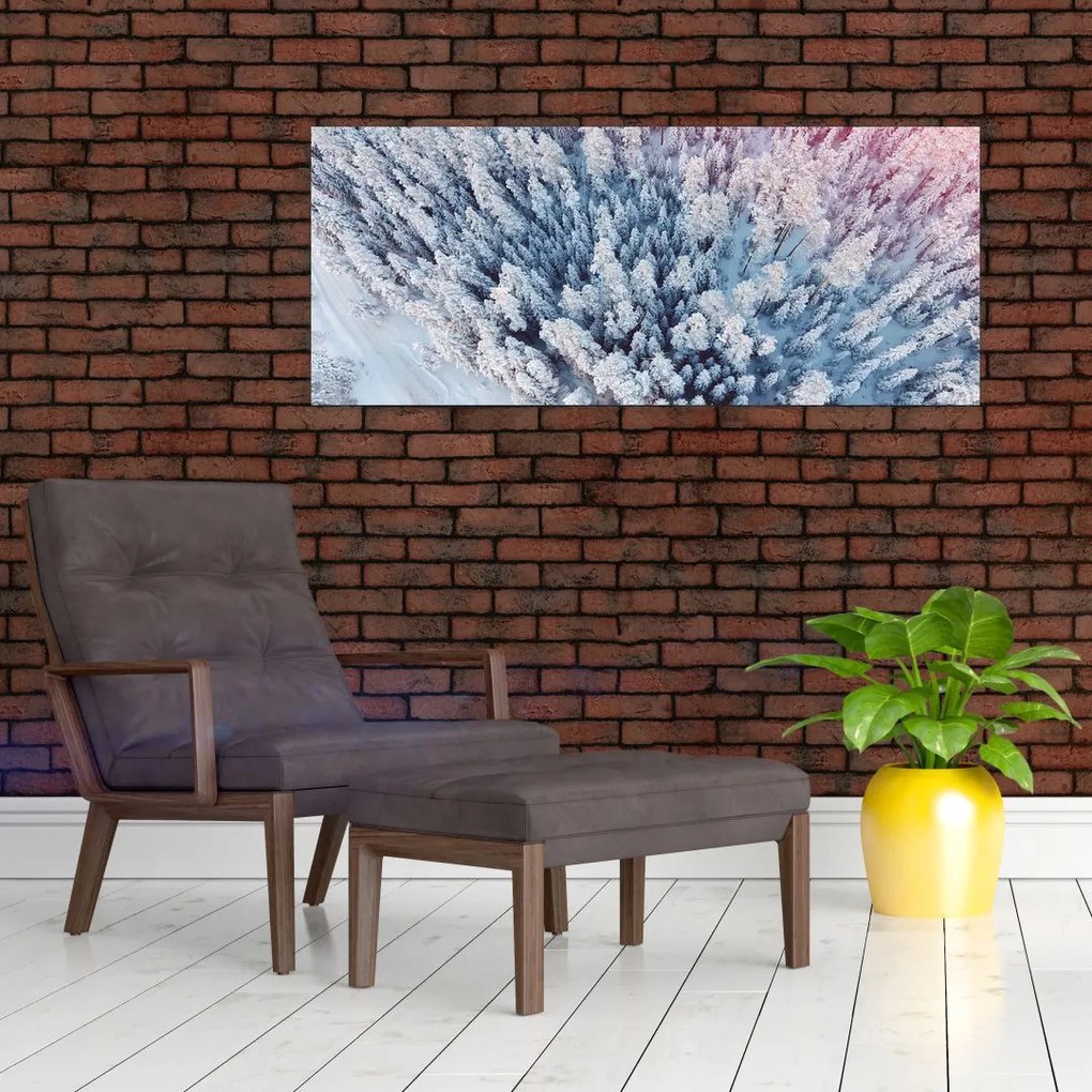 Havas fák képe (120x50 cm)