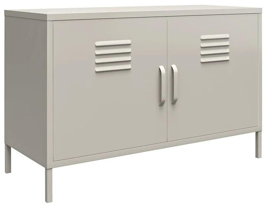 Krémszínű fém szekrény 100x64 cm Bradford – Støraa