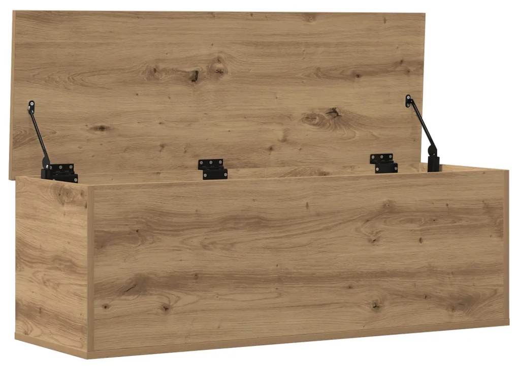 Kézműves Tölgy Tárolódoboz 102x35x35 cm Műanyag