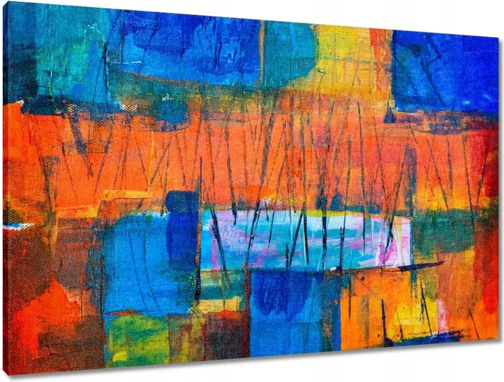 Vászonkép 90x60 Absztrakt Kígyó