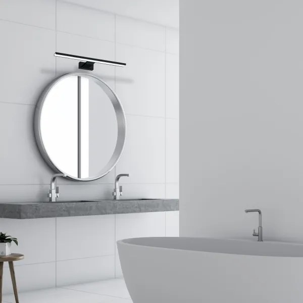 LED fürdőszobai fali lámpatest SHINE LED/13,8W/230V 60 cm IP44 fekete